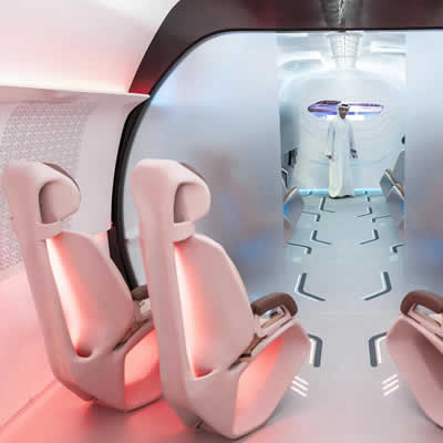 Virgin Hyperloop Pod Seats